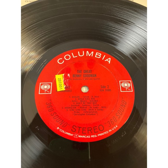 The Great Benny Goodman Columbia Records LP Vinyl Album CS 8643 Stereo 360 Sound - Picture 4 of 6